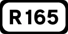 R165 road shield}}