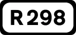 R298 road shield}}