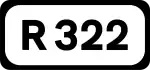 R322 road shield}}