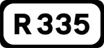 R335 road shield}}