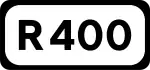 R400 road shield}}