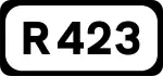 R423 road shield}}