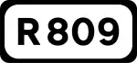 R809 road shield}}