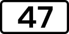 Route 47 shield}}