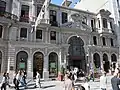 Cité de Pera building and entrance to the Çiçek Pasajı (1876)