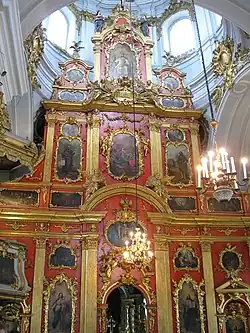 Iconostasis in St. Andrew's Church