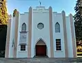 Iglesia de los Pioneros, church and oldest building in town