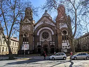 Novi Sad Synagogue by Lipót Baumhorn, 1905