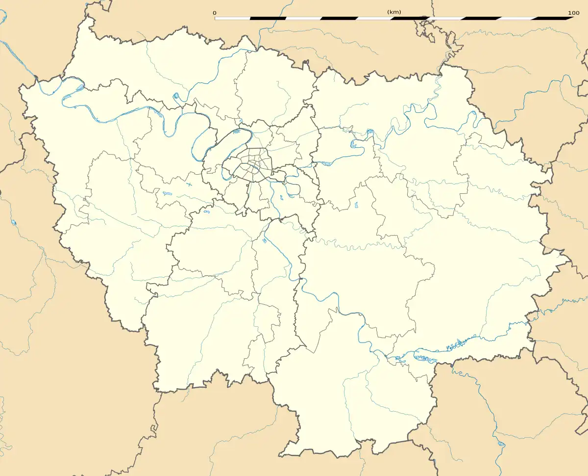 Versailles is located in Île-de-France (region)