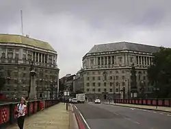 Thames House (left) and Imperial Chemical House (right)