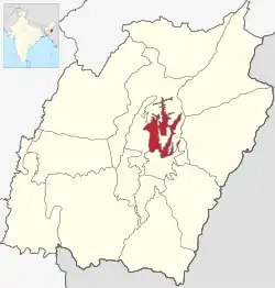 Location in Manipur