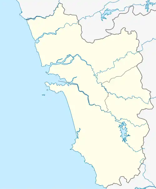 Khandepar is located in Goa