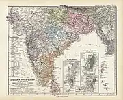 A page from Stielers Handatlas with credit, "Von A. Petermann." Many of his maps are credited in German as "Von A. Petermann." meaning, "By A. Petermann."