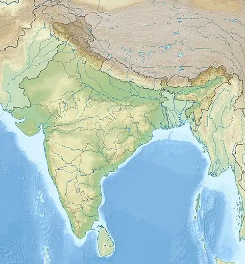 Map showing the location of Topchanchi Wildlife Sanctuary