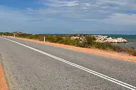 View south towards Leeman, 2014.