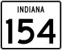 State Road 154 marker