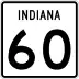 State Road 60 marker