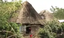 Typical traditional indigenous houses, Ahuachapan