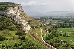 The urban areas on the west bank of the Tschorna, has been converted into rural settlements.