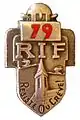 Insignia of 79e  RIF