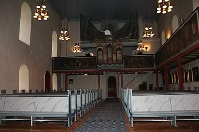 Interior of Hoff church