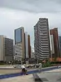 Towers in Praia de Iracema (Iracema beach)