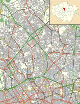 York Road is located in London Borough of Islington