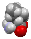 Space-filling model of L-isoleucine