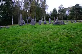 Rock settings at Istrehågan resemble a ship.: 28