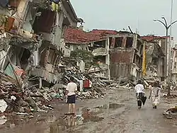 Ruins of the Izmit earthquake