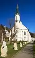 Church of Saint Joachim, a Lutheran church in Jáchymov, Karlovy Vary Region