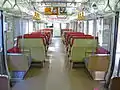 Interior of a 719-0 series car in April 2008