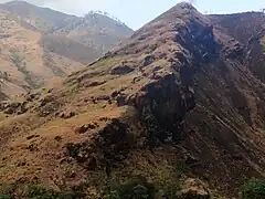 Jagged ridge in the upper Lawis River area