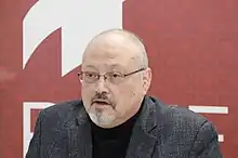 Image 5Saudi journalist Jamal Khashoggi was a journalist and critic but was murdered by the Saudi Government. (from Freedom of the press)