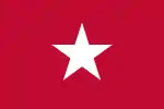 1819–1821  One of the flags of the Long Expedition, sometimes called the "second Republic of Texas", from 1819 to 1821. This flag was known as the Jane Long Flag, named after James Long's wife. This is also the first Lone Star flag.