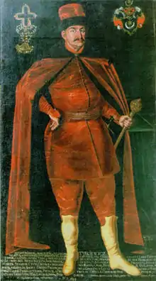 Leliwa on the painting of Janusz Tyszkiewicz Łohojski, 17th century