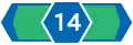 Prefectural highway shield (inter-city route)