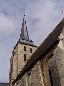 The church in Jarzé