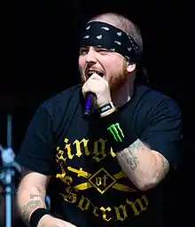 Jasta performing in 2018