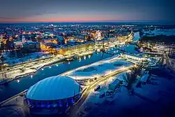 Aerial view of Jelgava