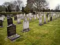 Part of the Jewish Section at the cemetery