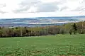 Medard Lake and surrounding landscape