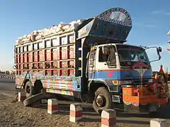 Jingle truck in Delaram, Afghanistan.