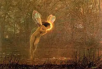 Iris depicted by John Atkinson Grimshaw