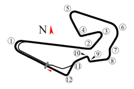 The Johor circuit, used in 1998.