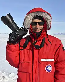 José Francisco Salgado at McMurdo Station in Antarctica