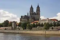 Magdeburg - Capital city of Saxony-Anhalt - The Magdeburg Cathedral is the city's landmark.