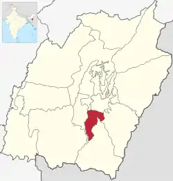 Location in Manipur