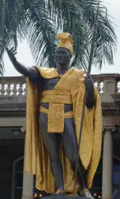 Kamehameha I, 3/4 view