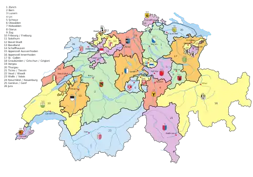 Swiss cantons